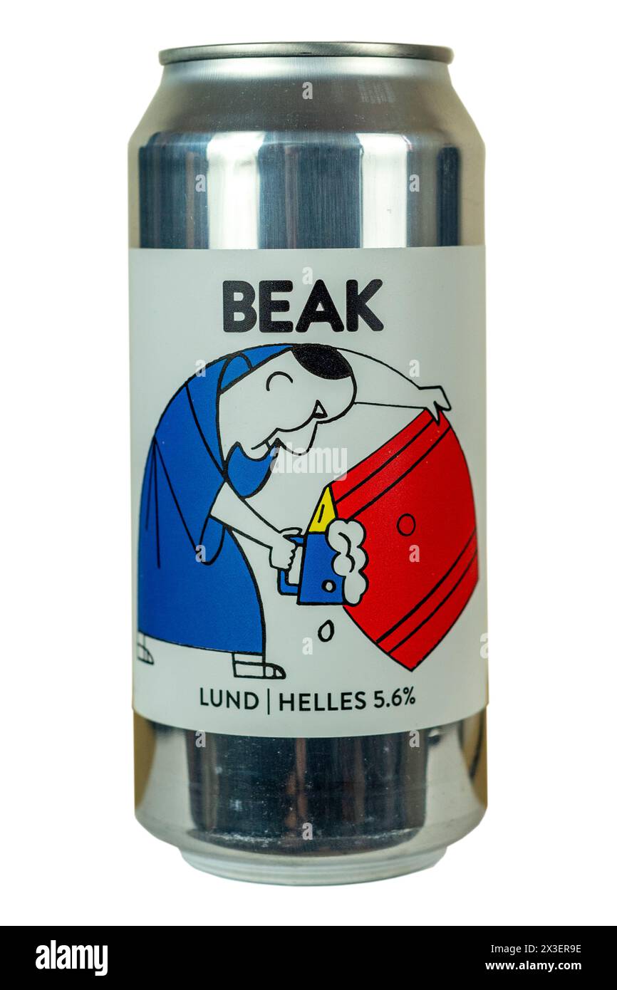 Brasserie The Beak - Lund | Helles - Lager - 5,6%abv Banque D'Images