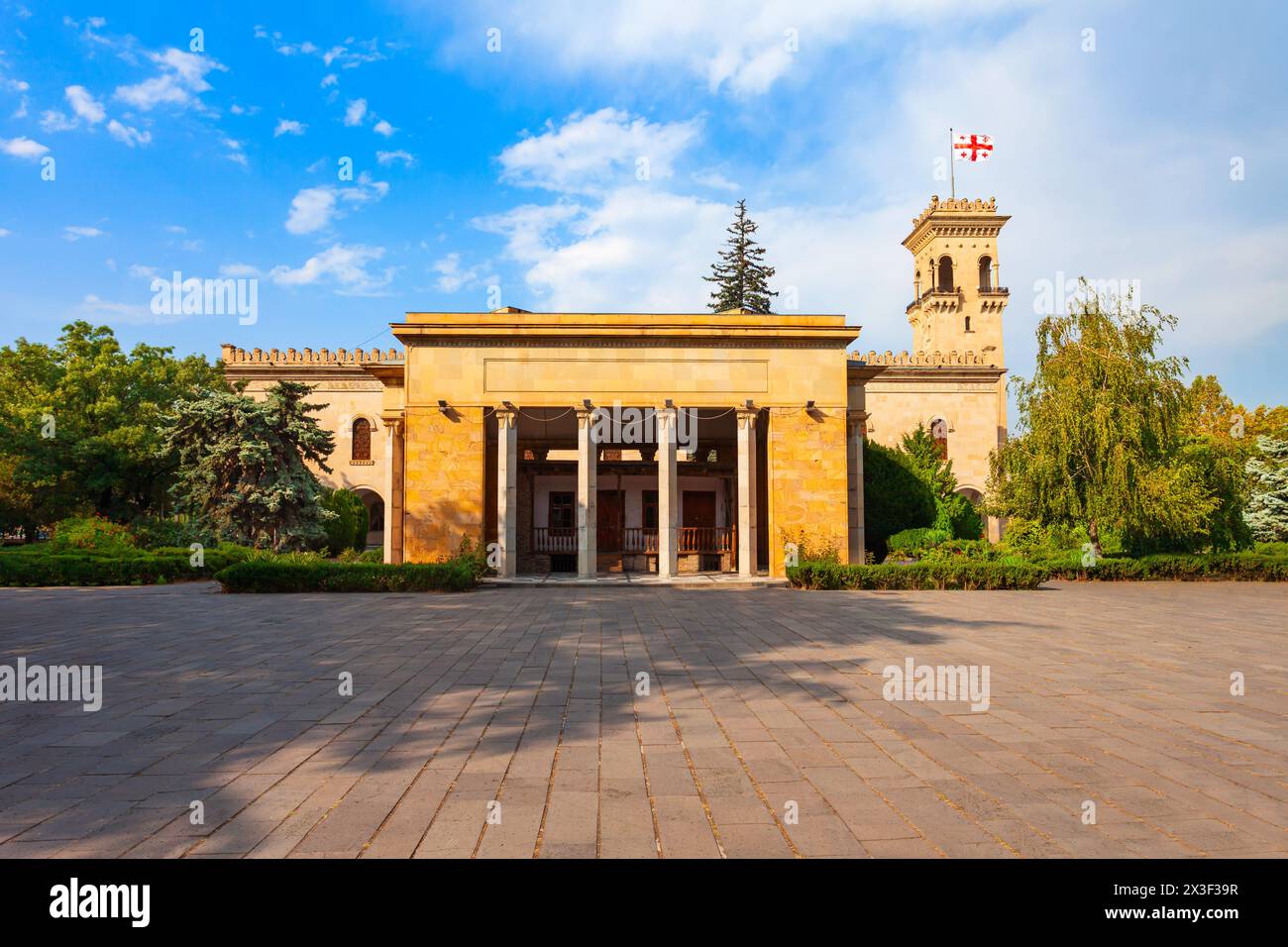 Le Musée Joseph Staline est un musée situé à Gori, en Géorgie, dédié à la vie de Joseph Staline, le dirigeant de l'Union soviétique, né à Gori. Banque D'Images