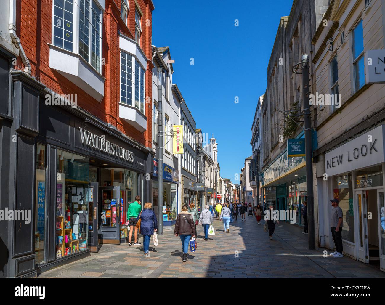 Strand Street à Douglas, Île de Man, Angleterre, Royaume-Uni Banque D'Images