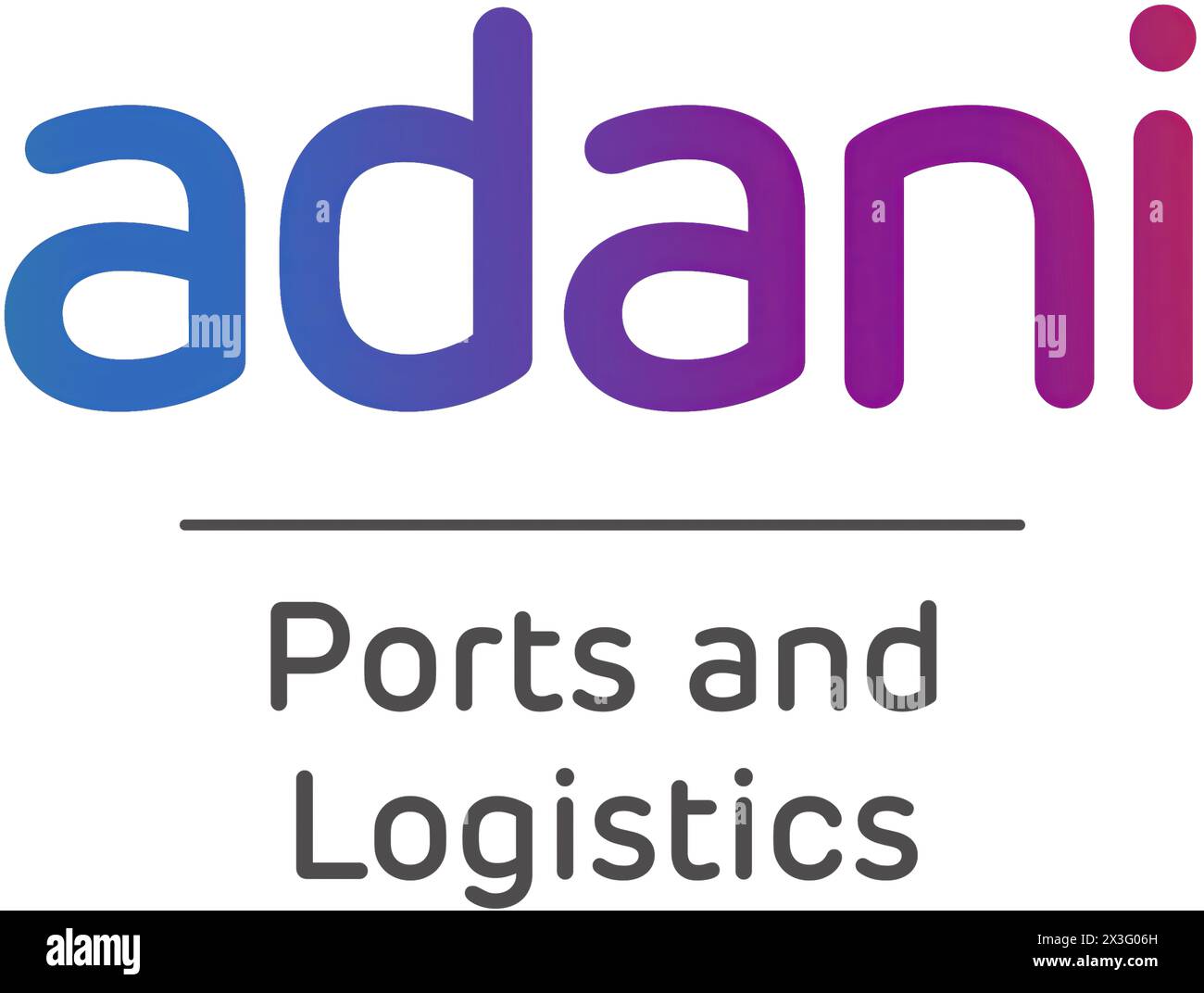 New York, États-Unis - 9 mars 2024 : Adani ports and Logistics ports Company logo, icône de la société, éditorial illustratif. Banque D'Images