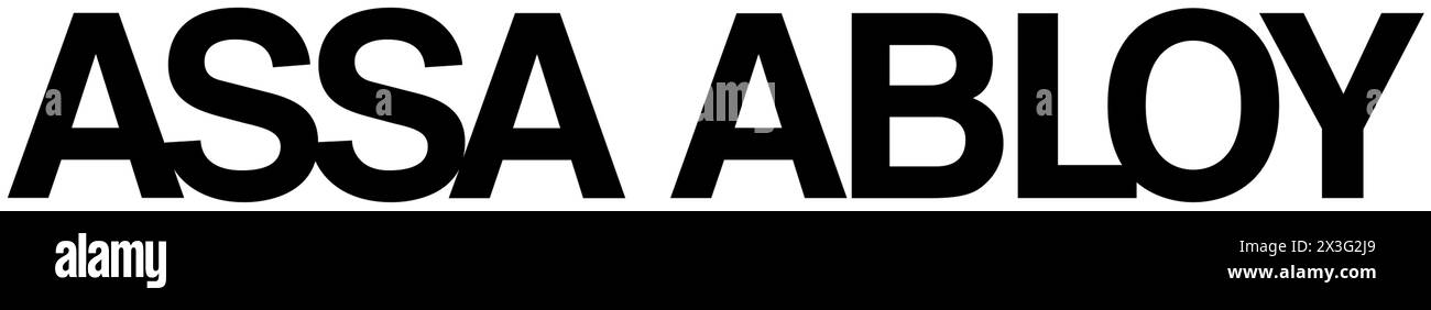 New York, États-Unis - 9 mars 2024 : logo de la société Assa Abloy, icône de la société, éditorial illustratif. Banque D'Images