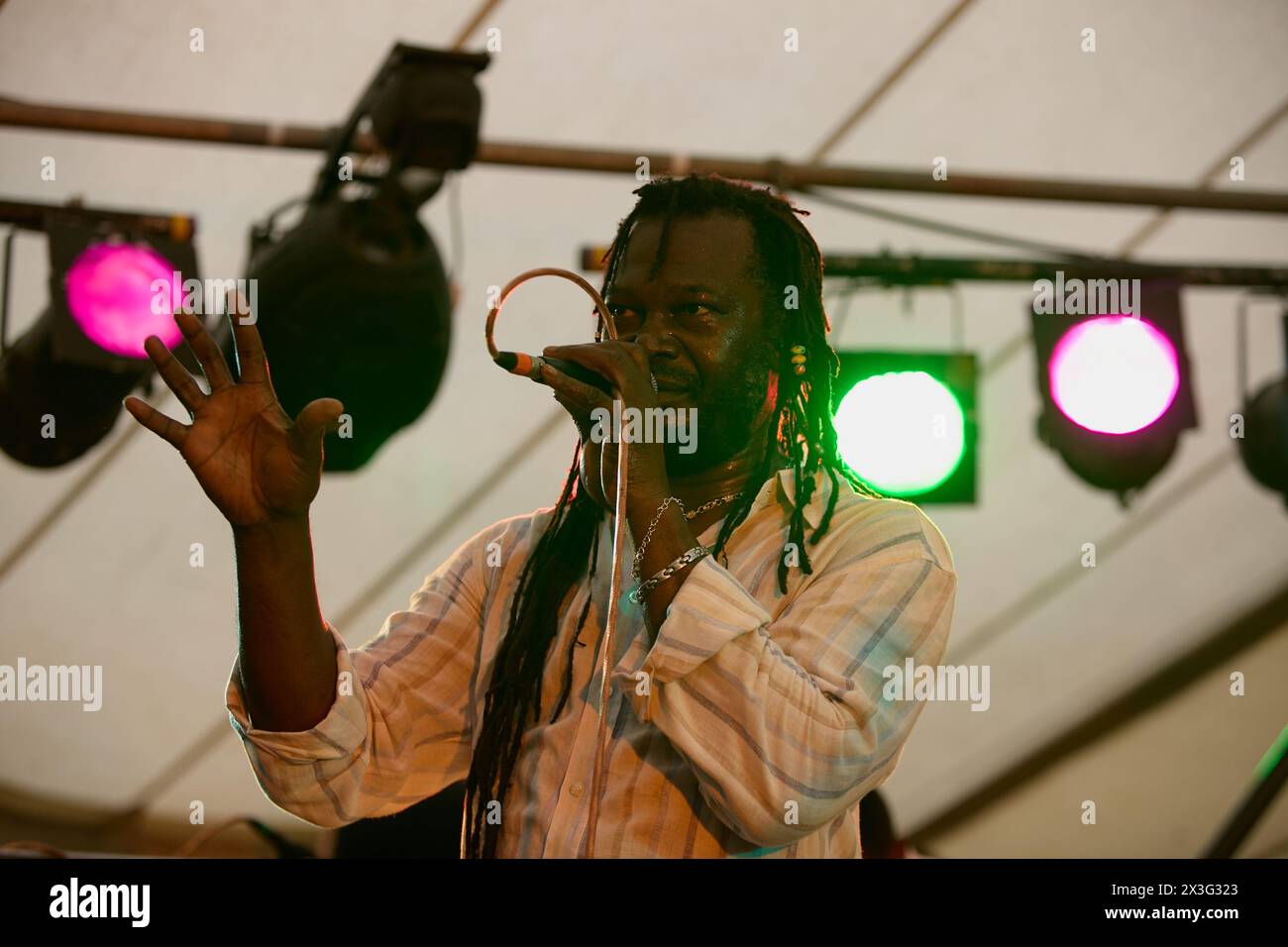 Levi Roots se produisant au Guilfest 2011 Banque D'Images