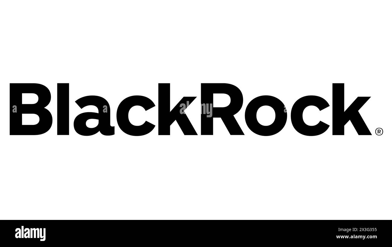 New York, États-Unis - 9 mars 2024 : logo BlackRock Company, icône de la société. Banque D'Images