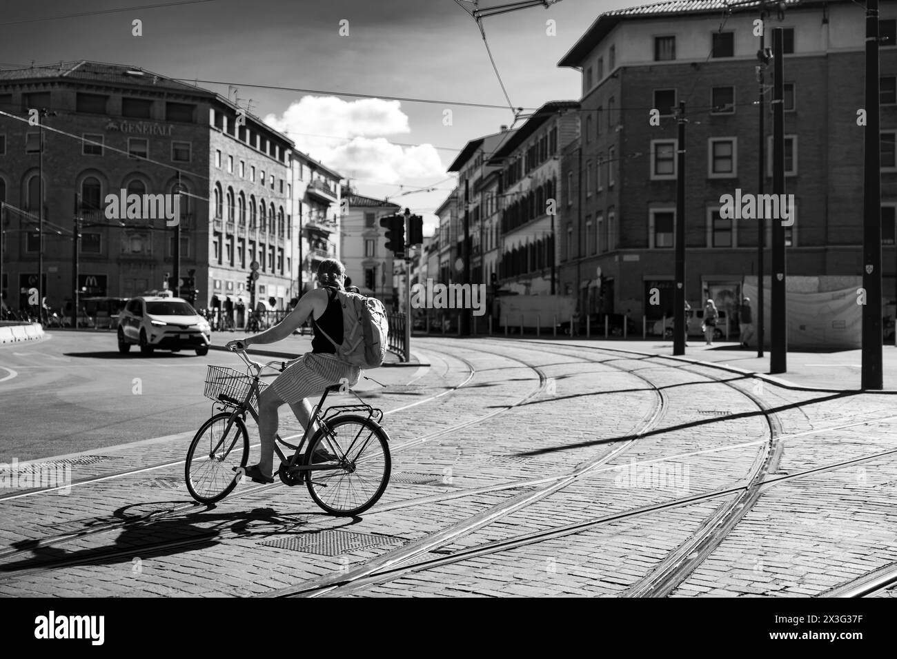 Une journée dans l'ancienne ville de Florence, Firenze Banque D'Images