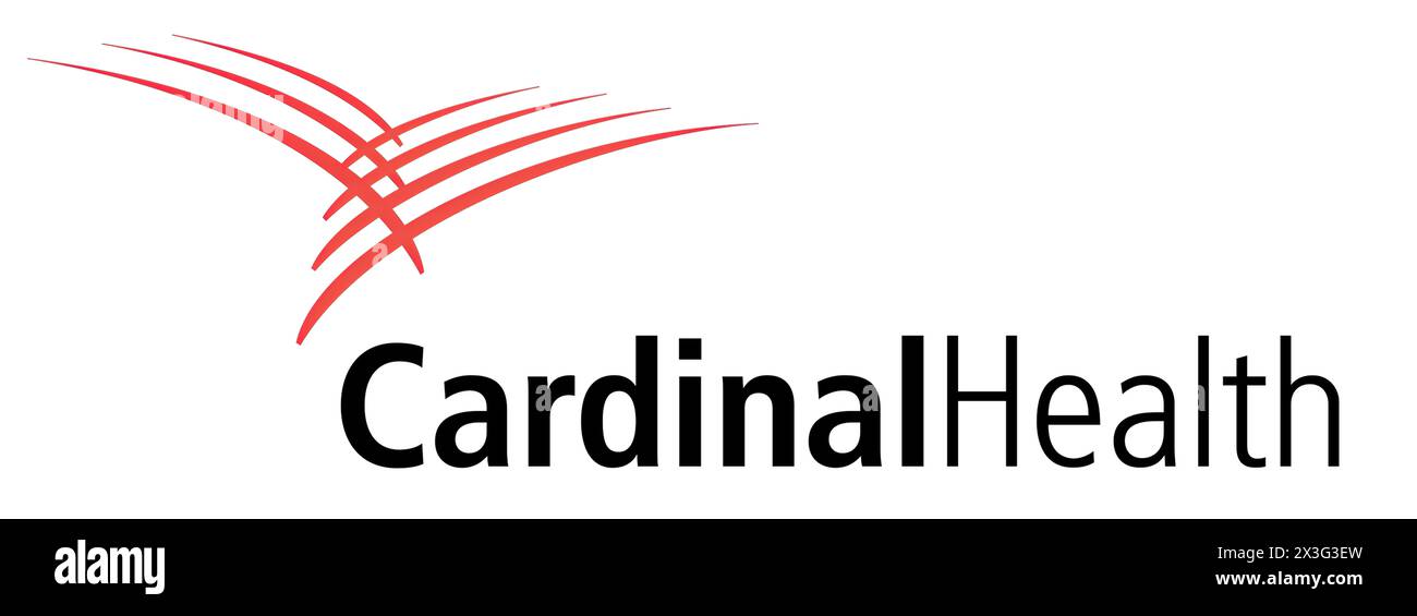 New York, États-Unis - 9 mars 2024 : CardinalHealth Cardinal Health Company logo, icône de société, éditorial illustratif. Banque D'Images
