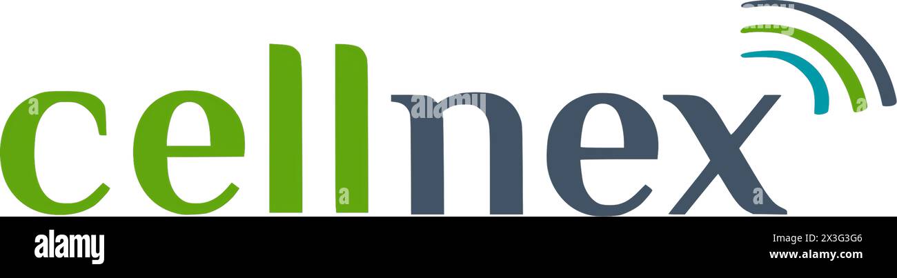 New York, États-Unis - 9 mars 2024 : logo de la société Cellnex Telecom, icône de la société, éditorial illustratif. Banque D'Images