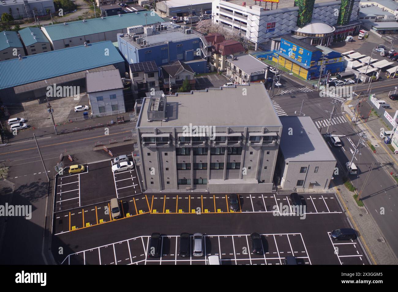 Vue de Toda, préfecture de Saitama, Japon Banque D'Images