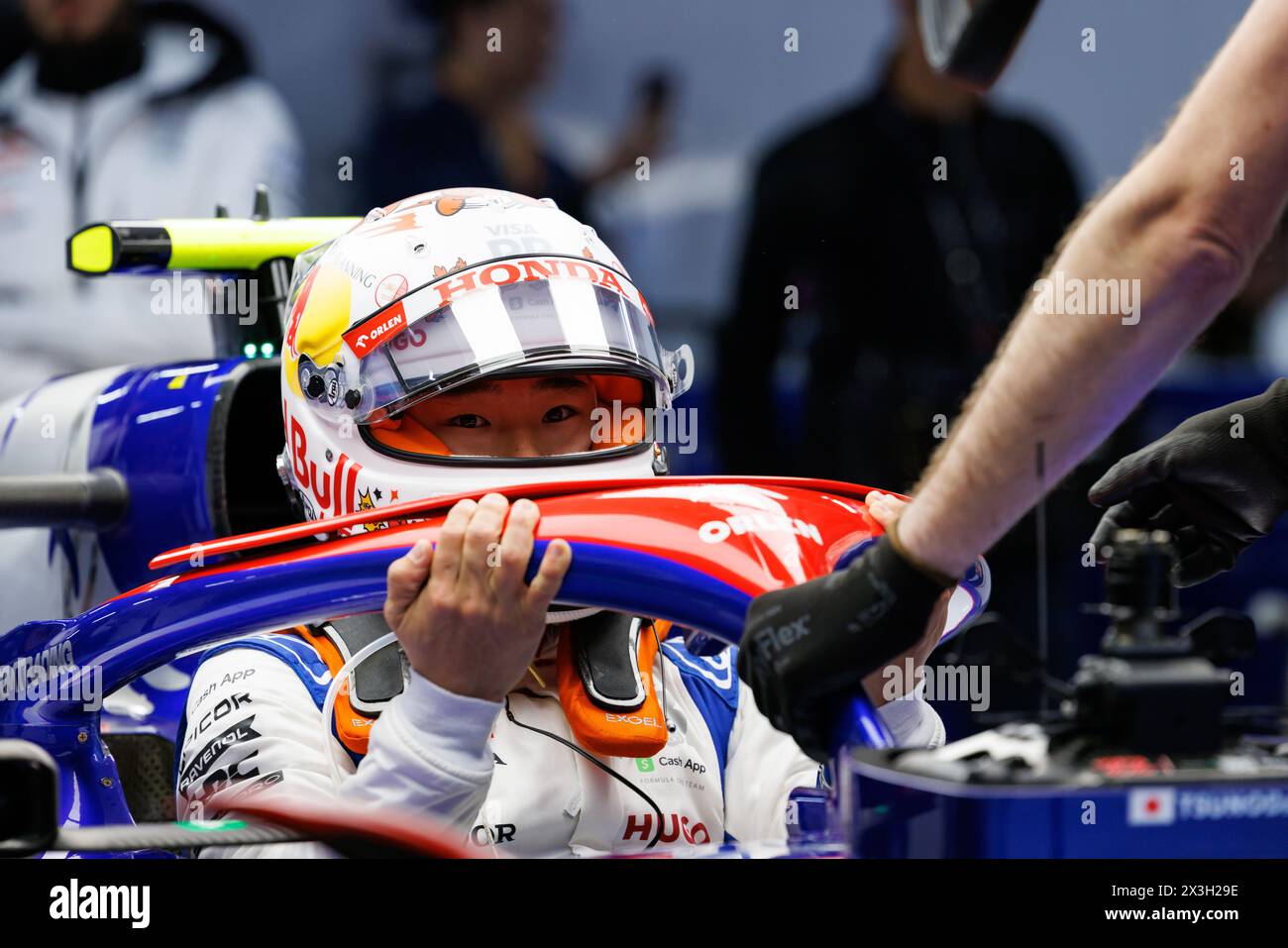 Circuit de Suzuka, 5 avril 2024 : Yuki Tsunoda (JPN) de Visa RB lors du Grand Prix de formule 1 du Japon 2024. Banque D'Images