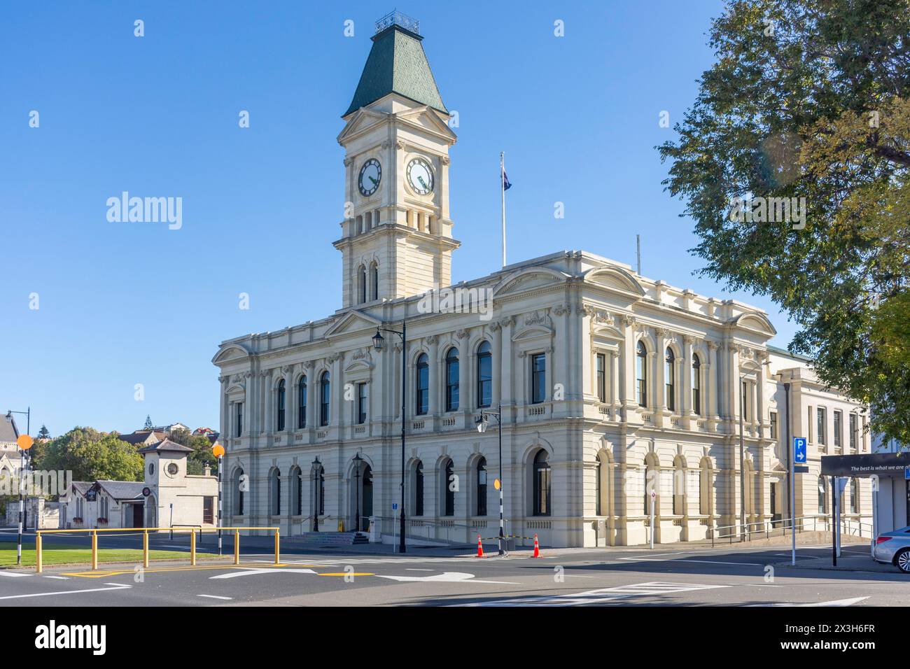 Waitaki District Council Building (ancien bureau de poste), Thames Street, Oamaru, Otago, Île du Sud, nouvelle-Zélande Banque D'Images