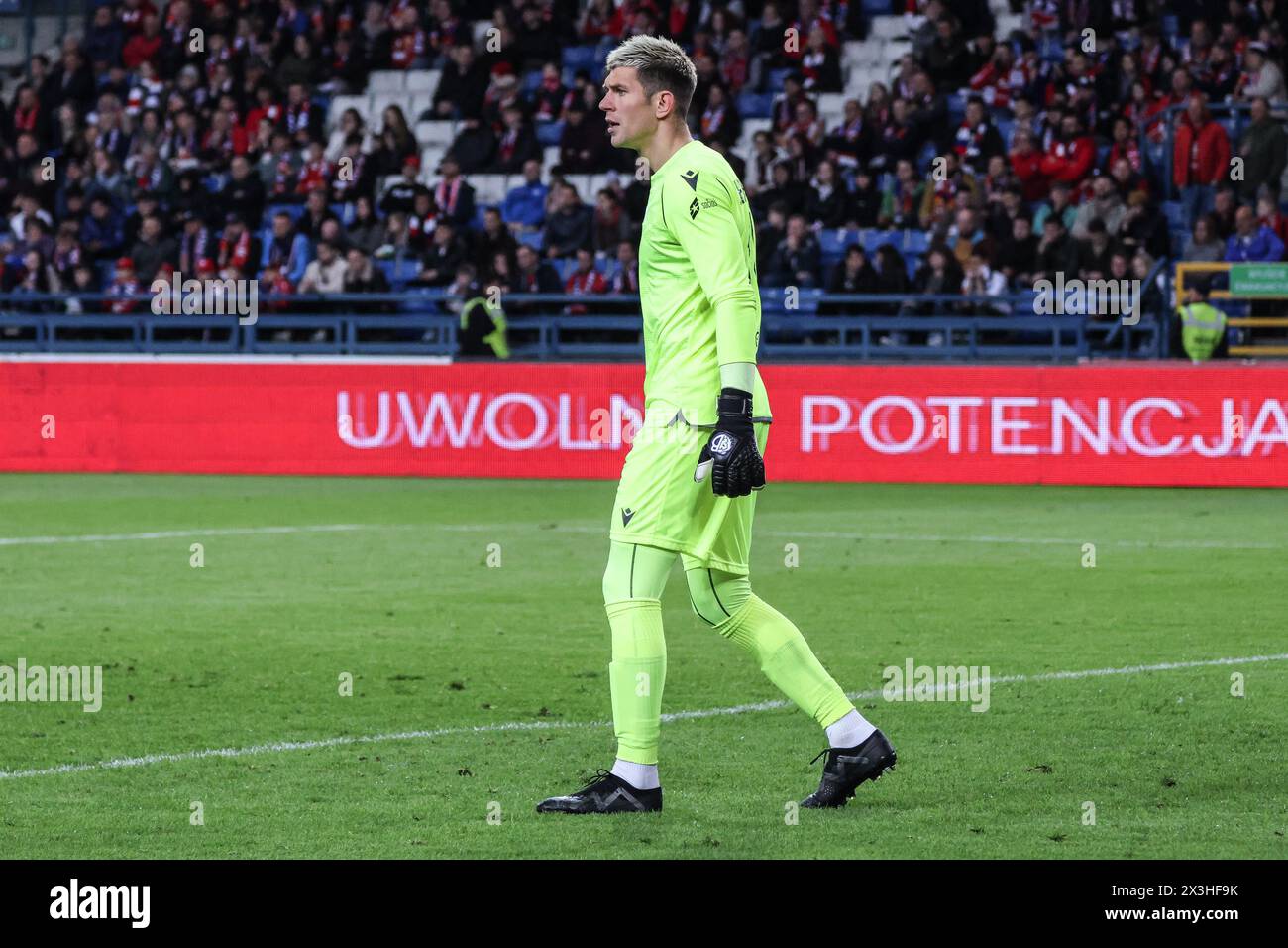 04.07.2024 Cracovie Pologne, Football Fortuna 1 Liga (1ère Ligue polonaise), Sezon (saison) 2023/2024, Wisla Cracovie - Podbeskidzie Bielsko-Biala op : Anton Chichkan crédit : Konrad Swierad/Alamy Live News Banque D'Images