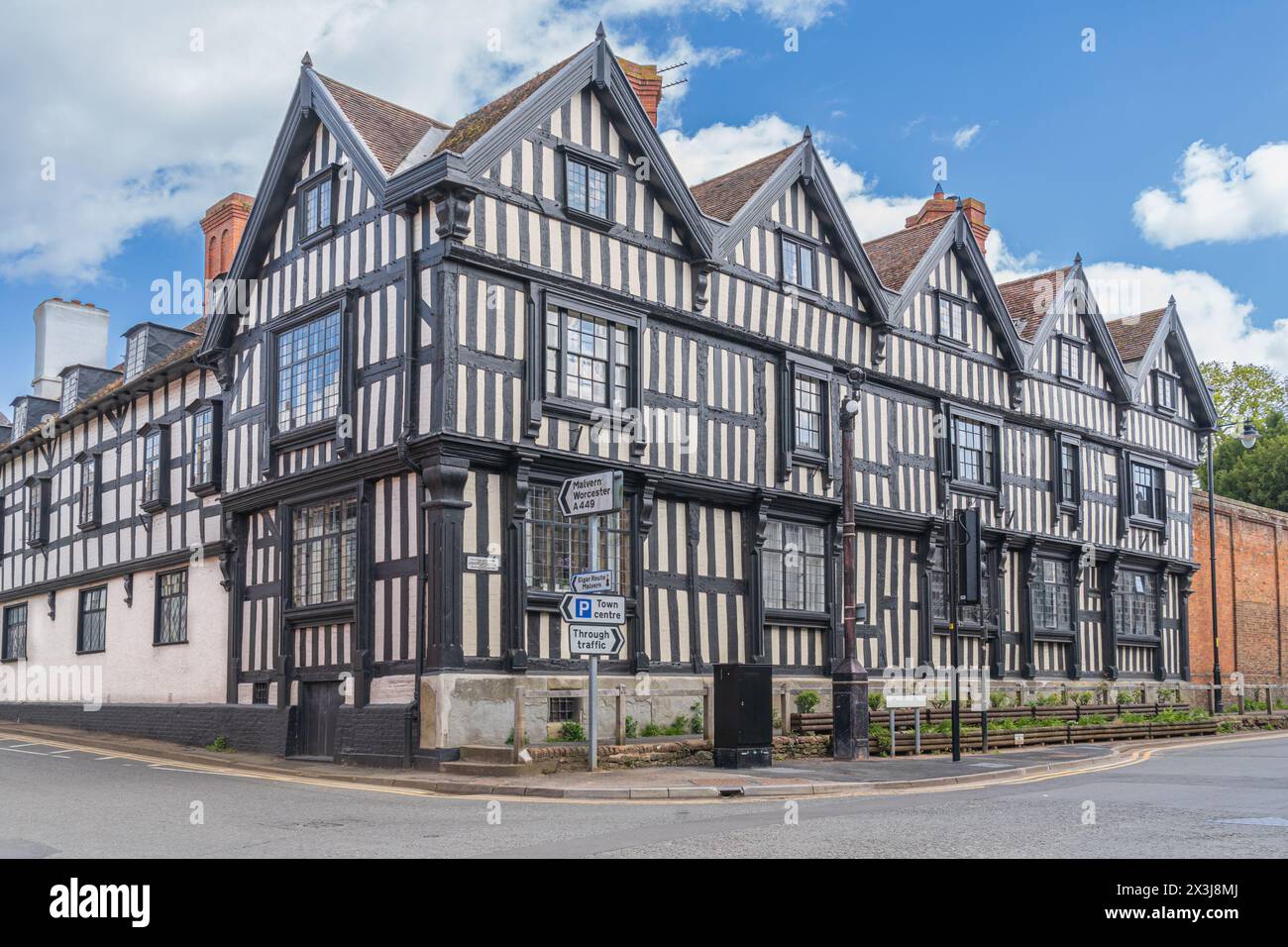 Maison à bois dans le Ledbury Herefordshire Banque D'Images