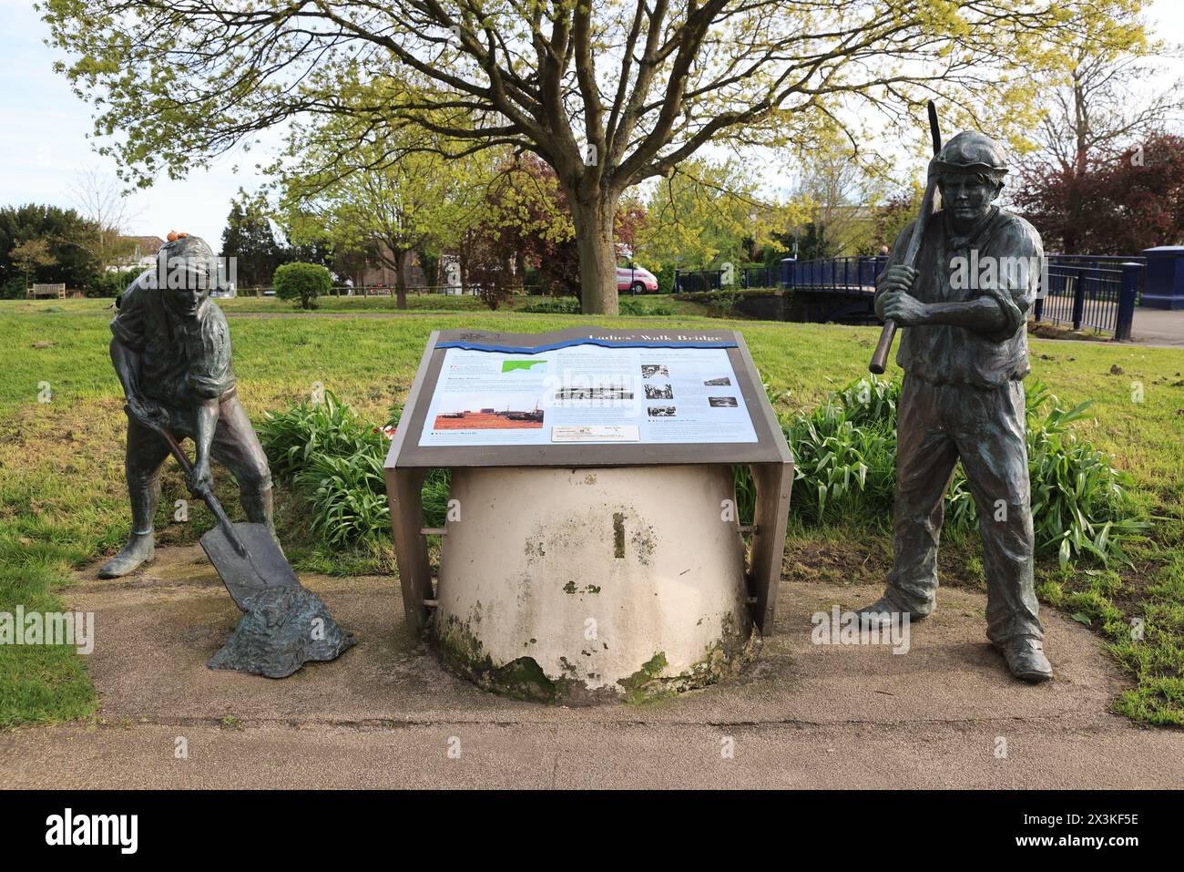 Royal Military canal planifié par le PM William Pitt le jeune, en raison de la menace de Napoléon et soutenu par le roi George III, les navvies ont fait la greffe dure. Banque D'Images