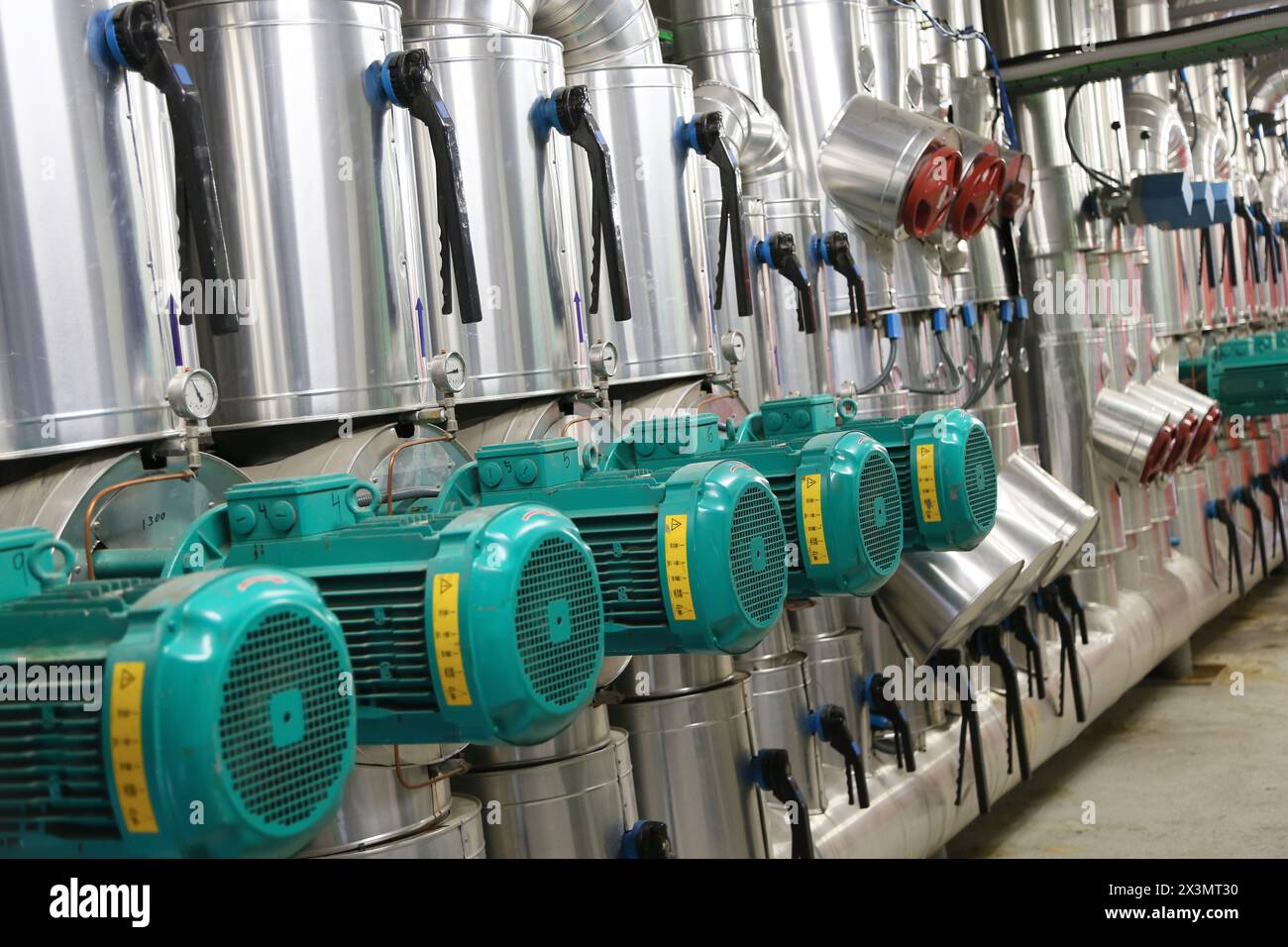 Pompes ventilation et climatisation, Hôpital Onkologikoa, Institut d'oncologie, Centre de cas pour la prévention, le diagnostic et le traitement du cancer, Donos Banque D'Images