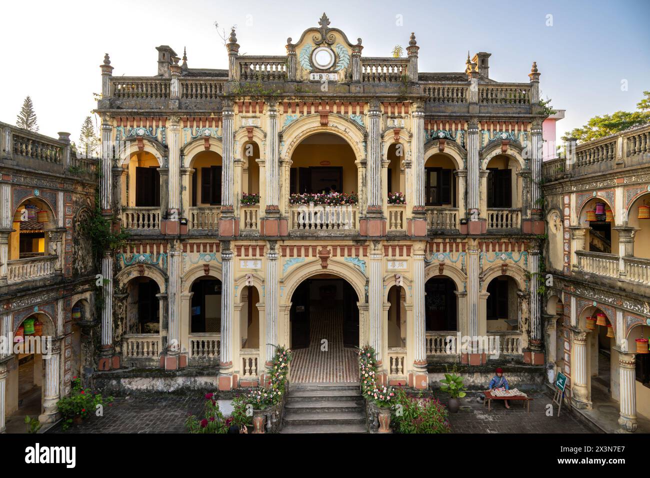Le palais des rois Hmong (Vau Meo) à bac Ha, province de Lao Cai, Vietnam Banque D'Images