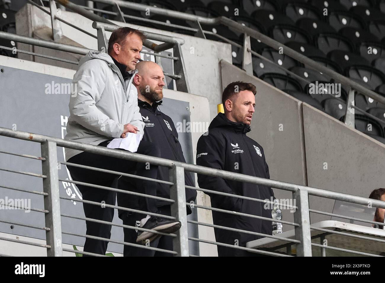 Richie Myler, directeur du rugby du Hull FC, est présent lors du match du Betfred Super League Round 9 Hull FC vs Leeds Rhinos au MKM Stadium, Hull, Royaume-Uni, le 28 avril 2024 (photo de Mark Cosgrove/News images) Banque D'Images