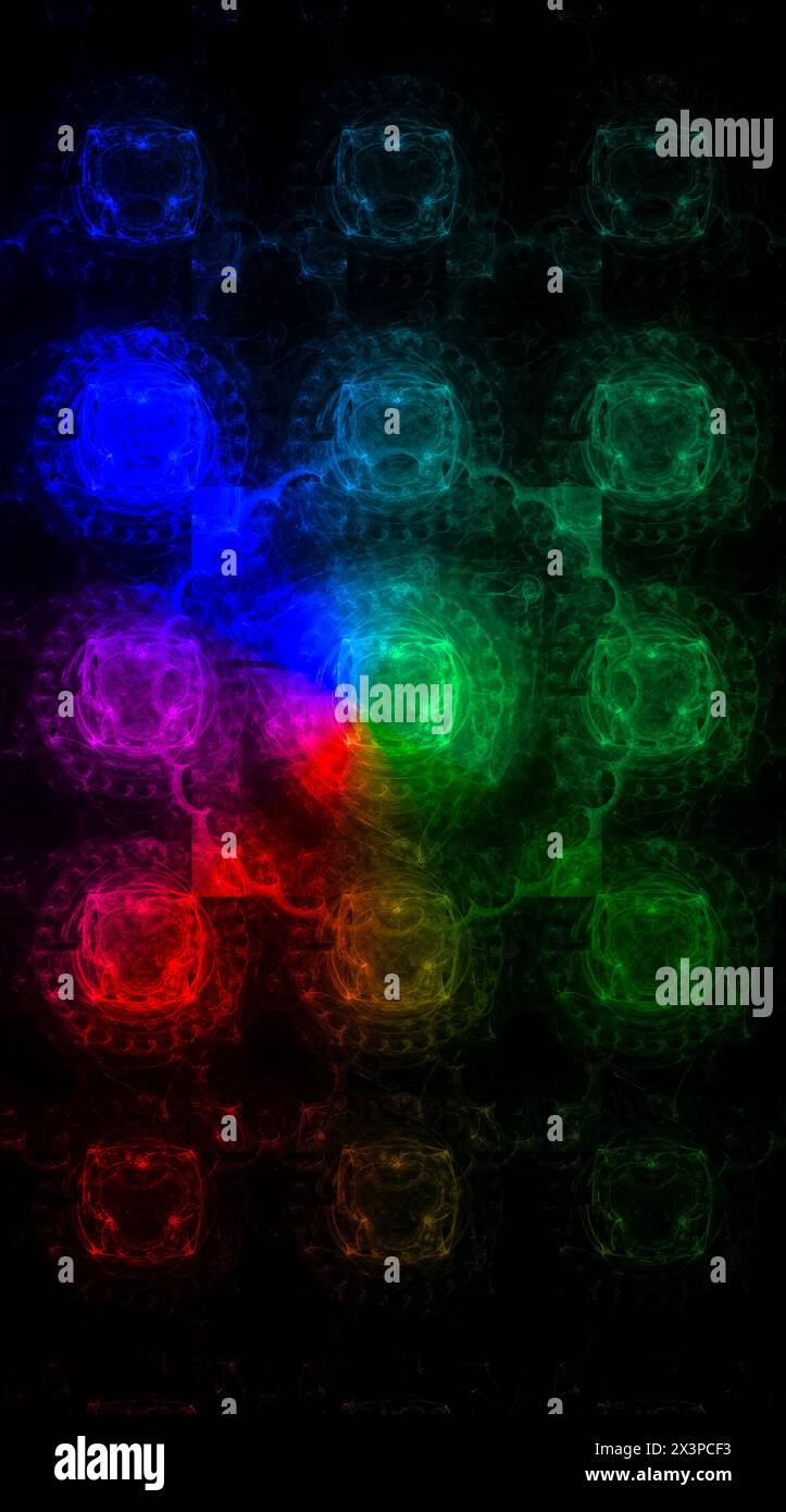 Toile de fond laser éclatante : un festin visuel époustouflant pour les créateurs de contenu créatif Banque D'Images