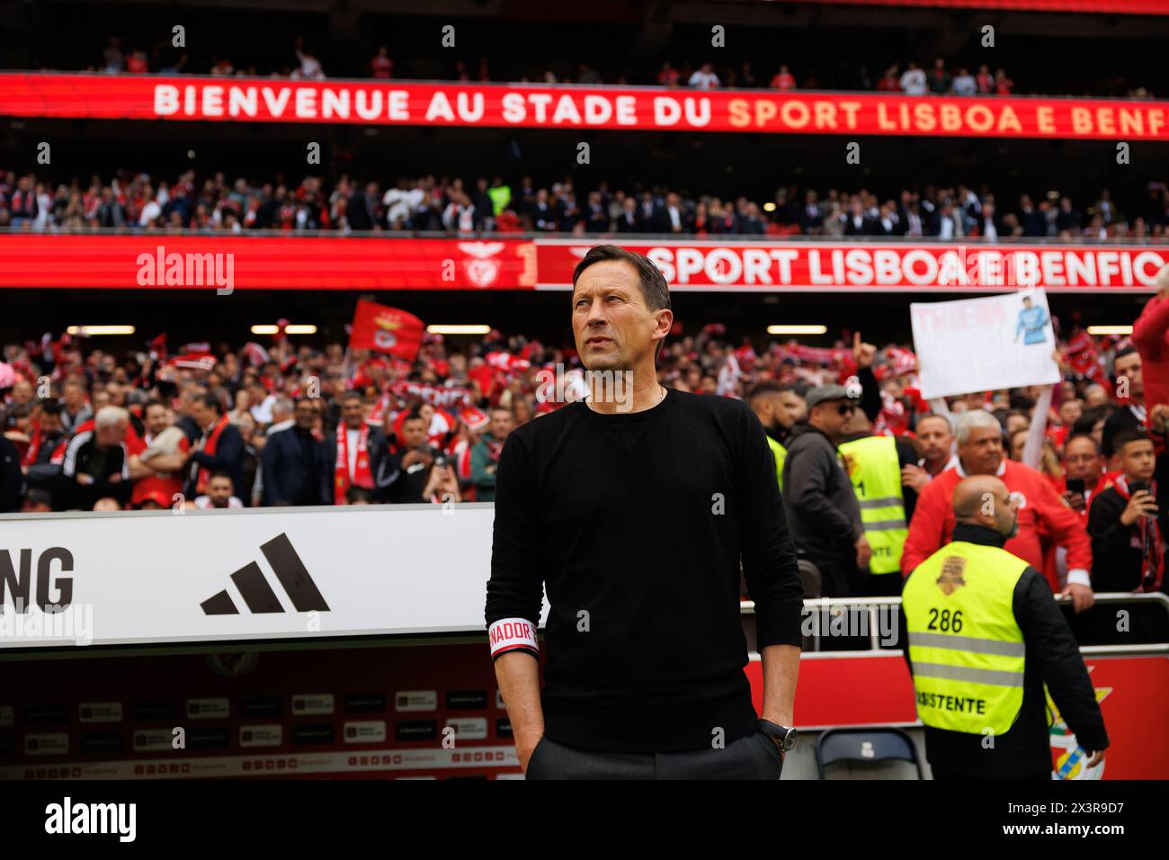 Roger Schmidt pendant le match de Liga Portugal entre SL Benfica et SC Braga à Estadio Da Luz, Lisbonne, Portugal. (Maciej Rogowski) Banque D'Images