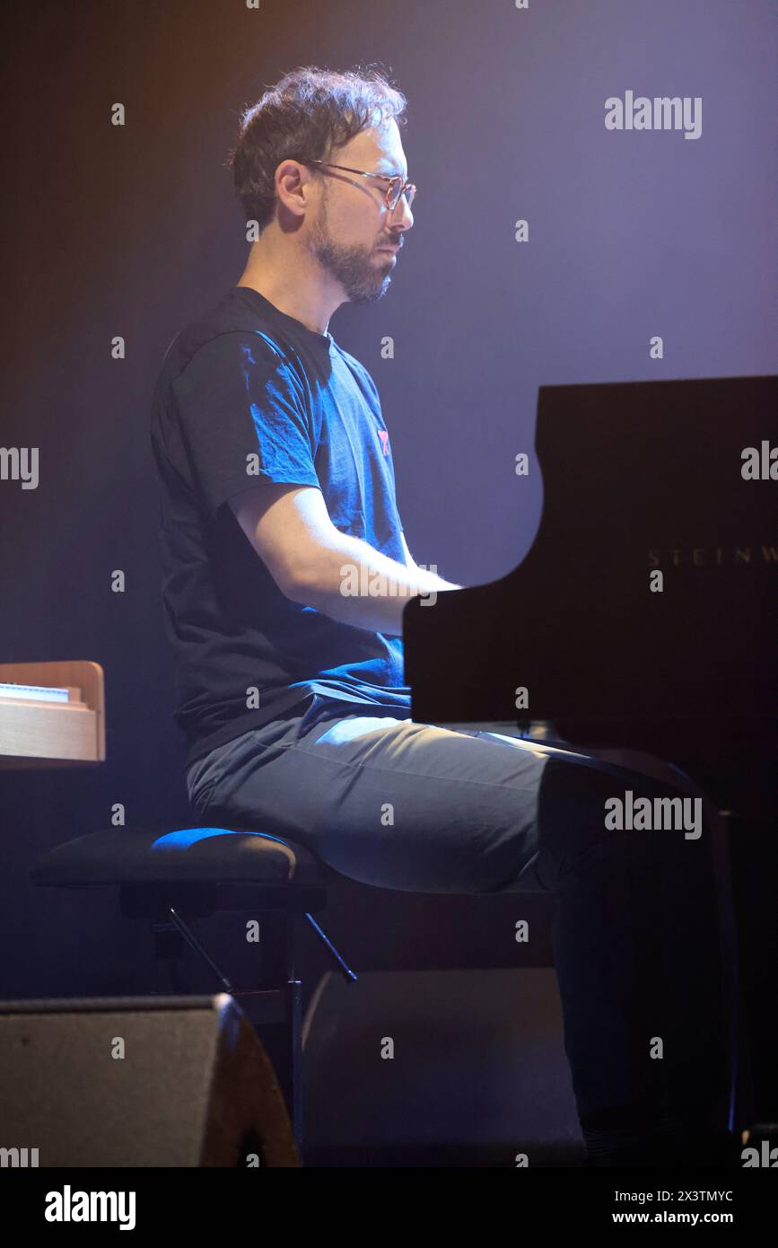 Yaron Herman pianiste et compositeur de jazz franco-israélien en concert au Festival Notes 1001 à Limoges. Limoges, haute-Vienne, Limousin, Nouvelle Aqui Banque D'Images