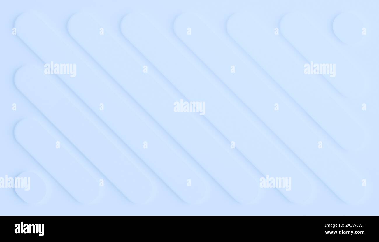 Motif de formes géométriques diagonales bleu clair sur fond bleu clair avec effet 3D ou ombre. Fond géométrique moderne abstrait, espace de copie. Banque D'Images