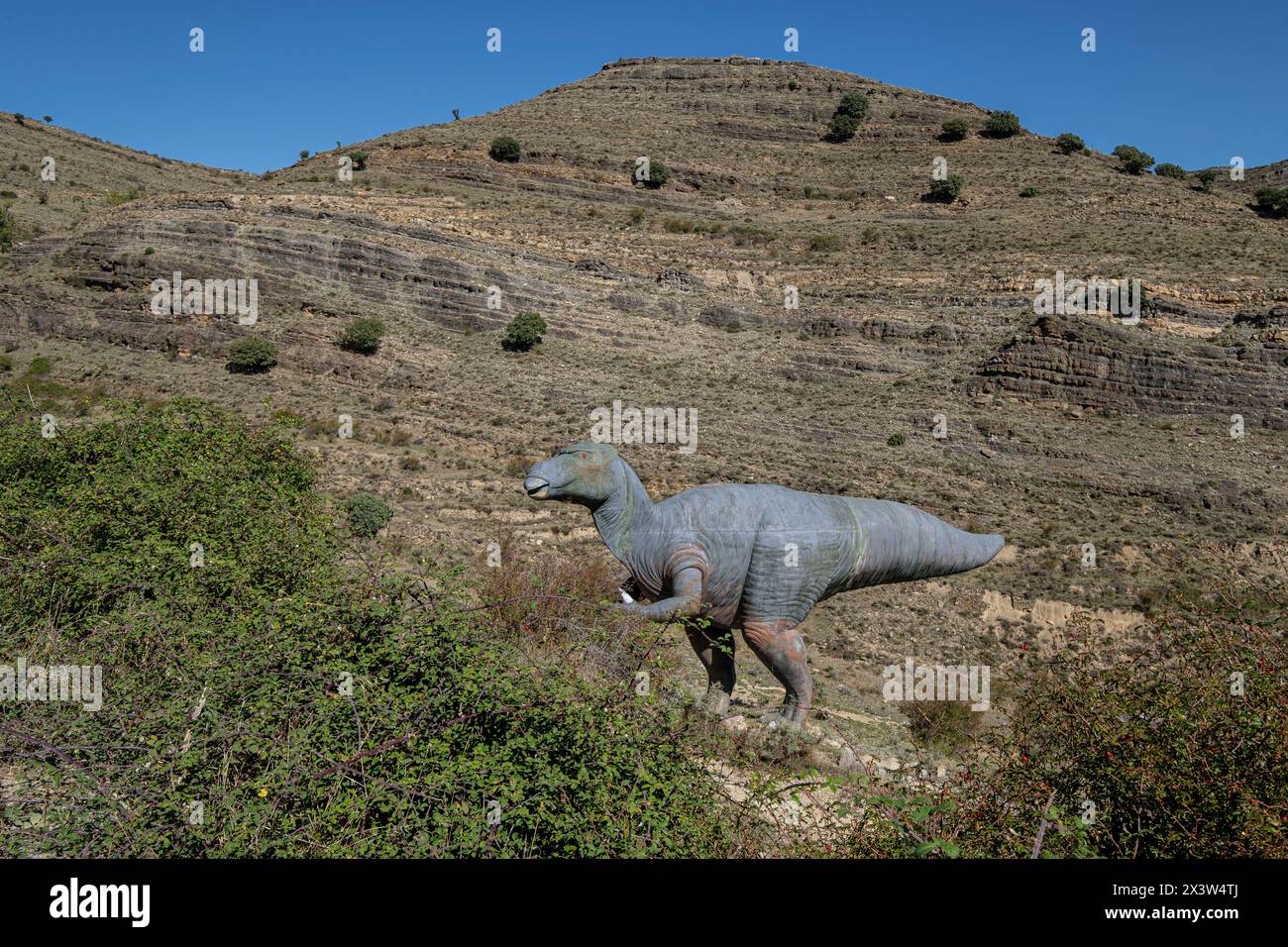 Yacimiento de Peñaportillo, Munilla, la Rioja , Espagne, Europe Banque D'Images