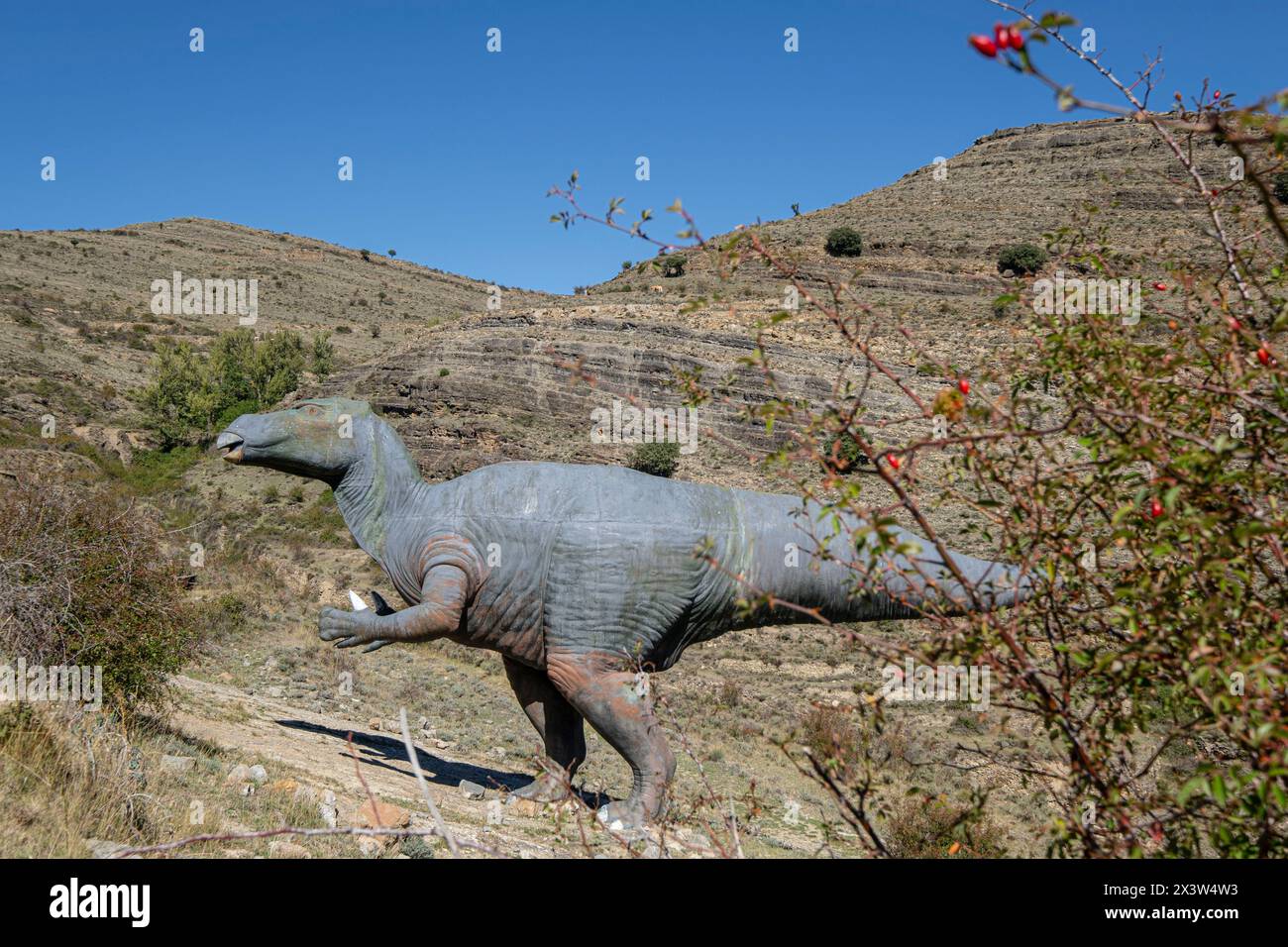 Yacimiento de Peñaportillo, Munilla, la Rioja , Espagne, Europe Banque D'Images