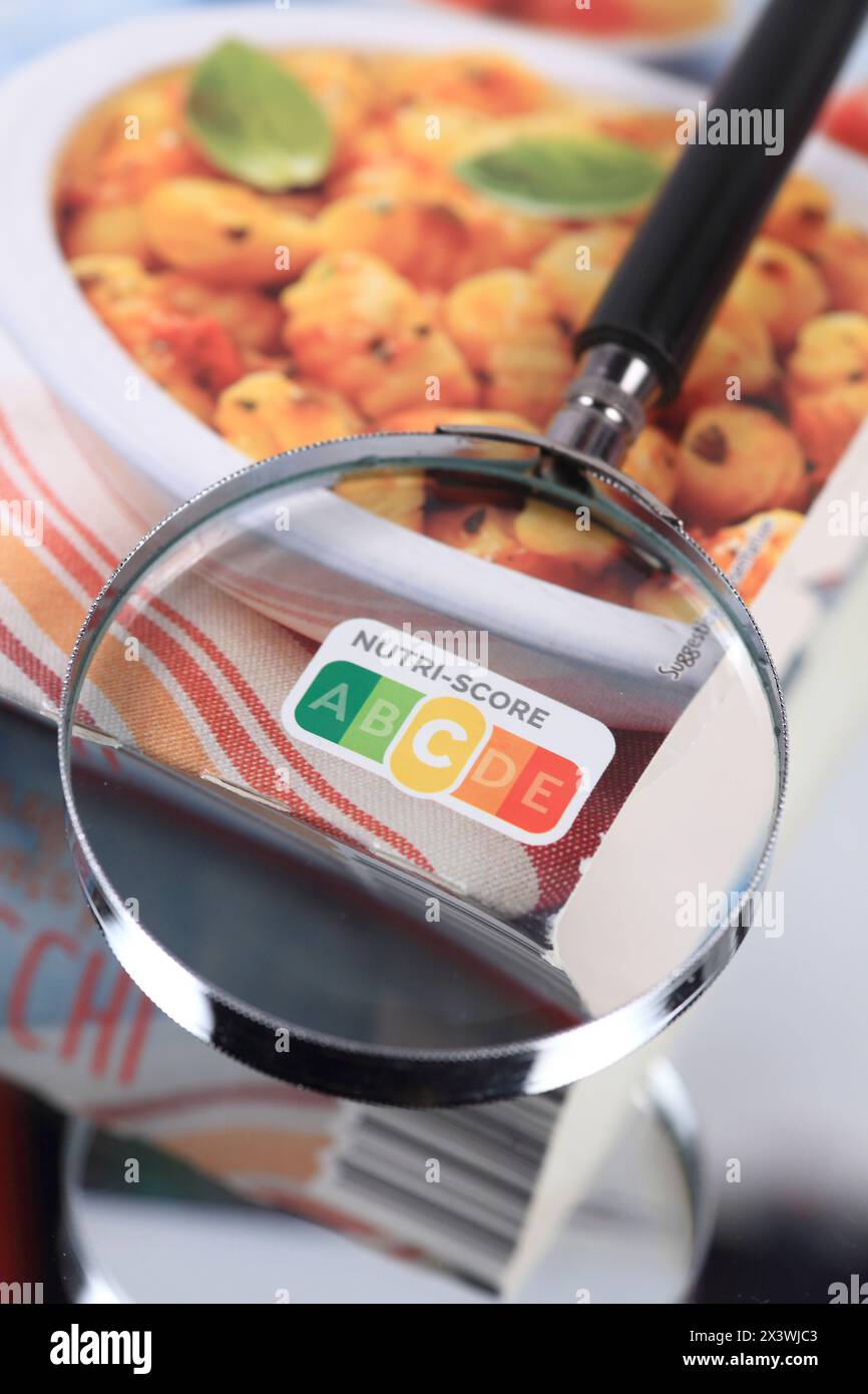 SYSTEME nutriscore français Banque D'Images
