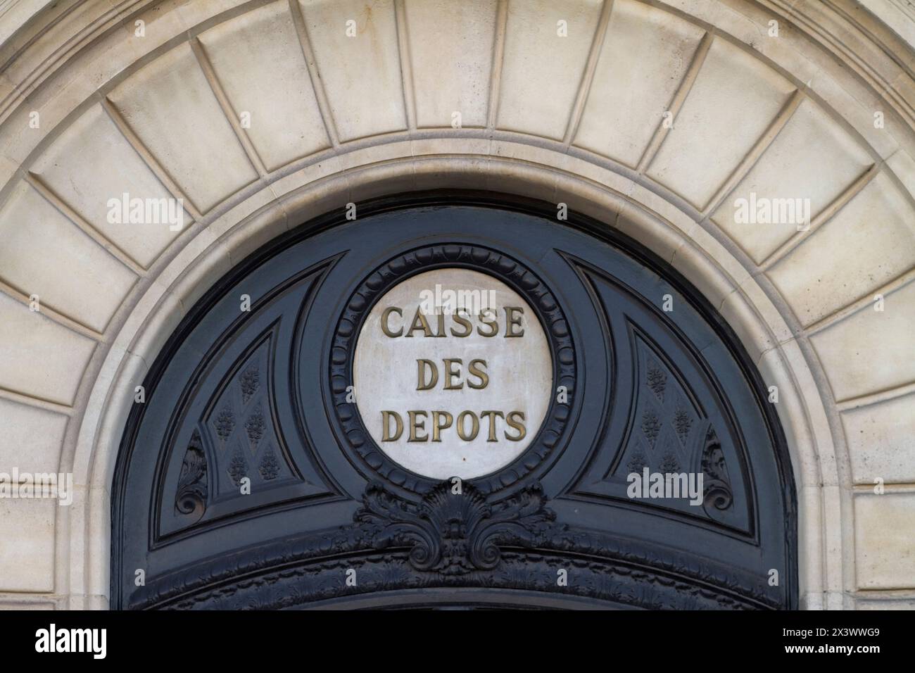 France, Paris, 75, 7ème arrondissement, Quai Anatole France, caisse des dépôts et consignations Banque D'Images