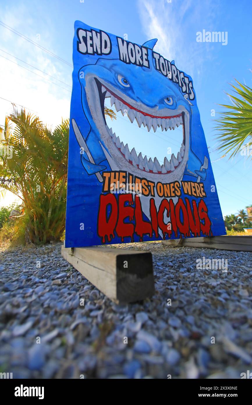 États-Unis, Floride. Lee County. Matlacha. Mâchoires Banque D'Images