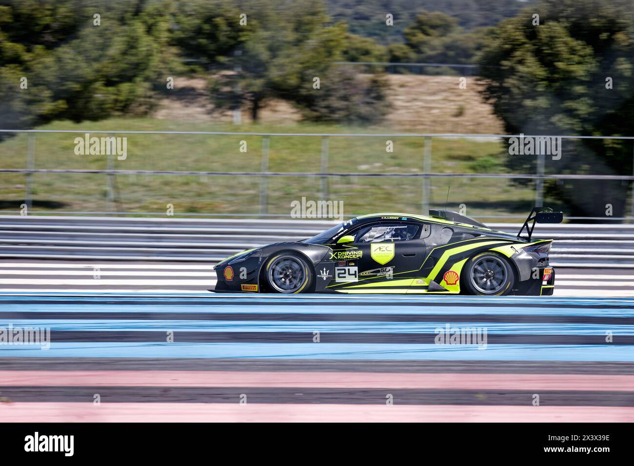 FANATEC GT2 WORLD 2024 au circuit Paul Ricard, Castellet, FRANCE, 05/04/2024 Florent 'MrCrash' B. Banque D'Images