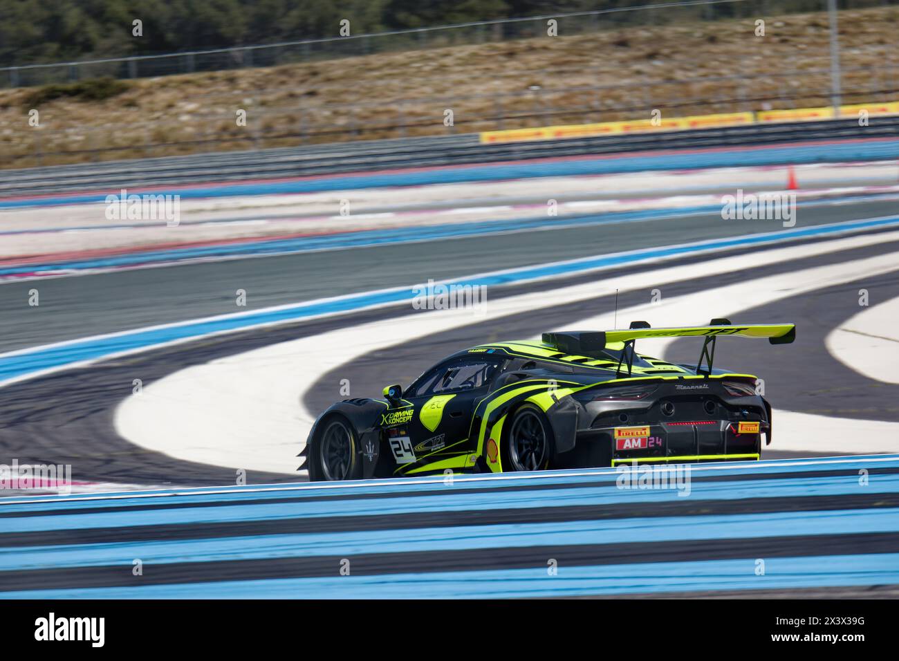 FANATEC GT2 WORLD 2024 au circuit Paul Ricard, Castellet, FRANCE, 05/04/2024 Florent 'MrCrash' B. Banque D'Images