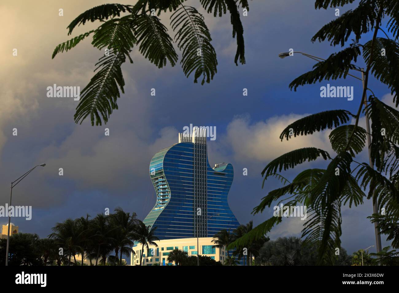 États-Unis, Floride, Miami. Hollywood, Seminole Hard Rock Hotel et Casino Banque D'Images