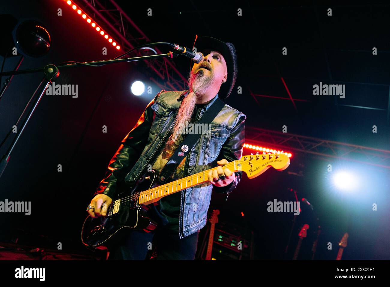 Milan, Italie, 21 janvier 2024. Le groupe de rock américain Christopher Shayne se produit en concert au Legend à Milan, en Italie. Crédits : Maria Laura Arturi/Alamy Live News Banque D'Images