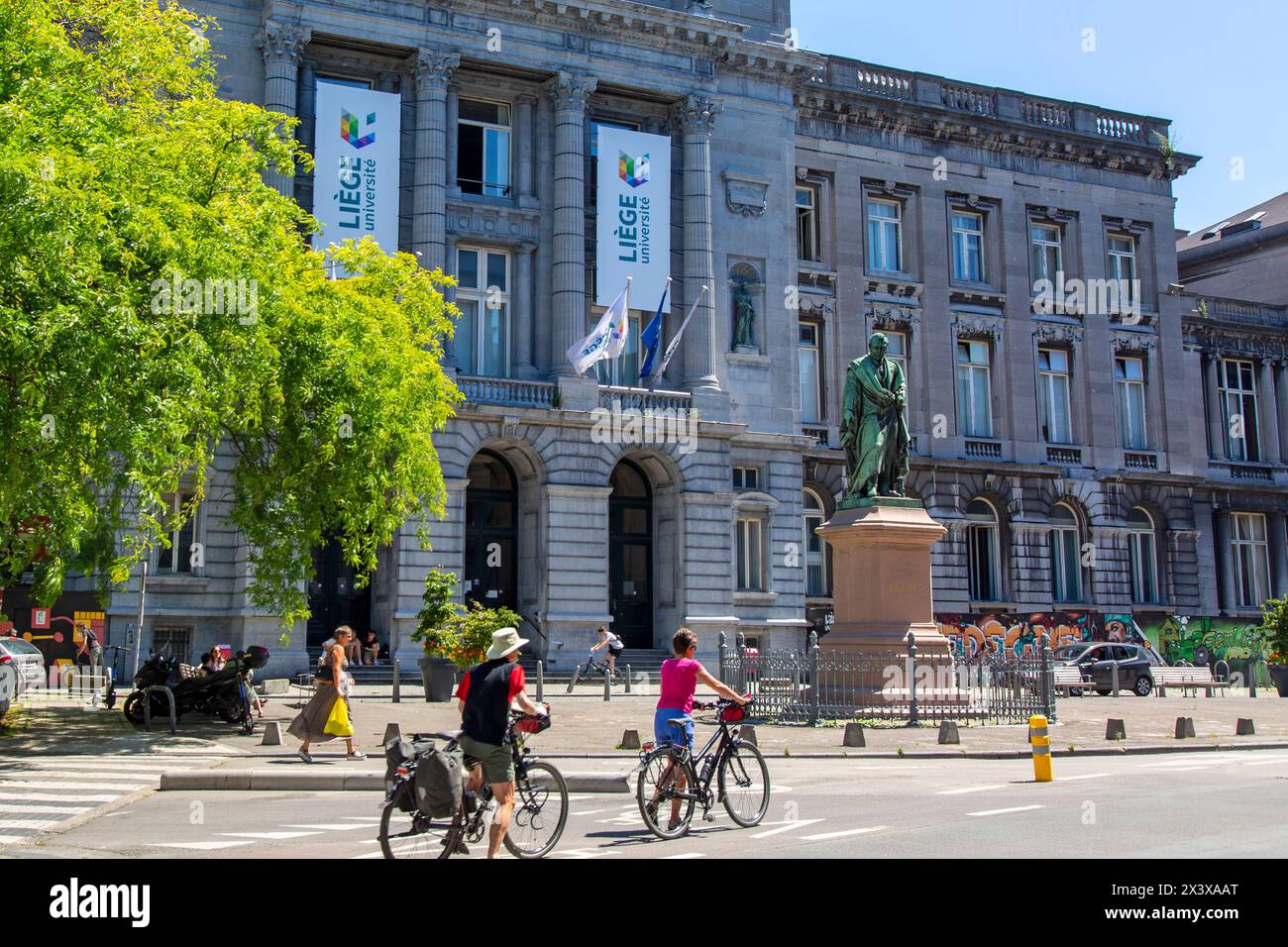 Europe, Belgique, Liège. Université Banque D'Images
