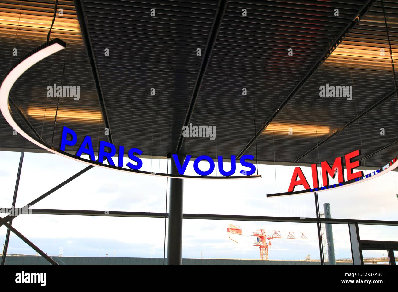 France, Paris, aéroport d'Orly Banque D'Images