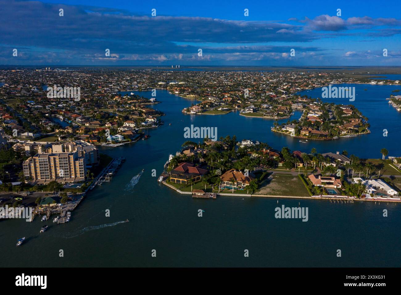 États-Unis, Floride. Comté de collier. Marco Island Banque D'Images