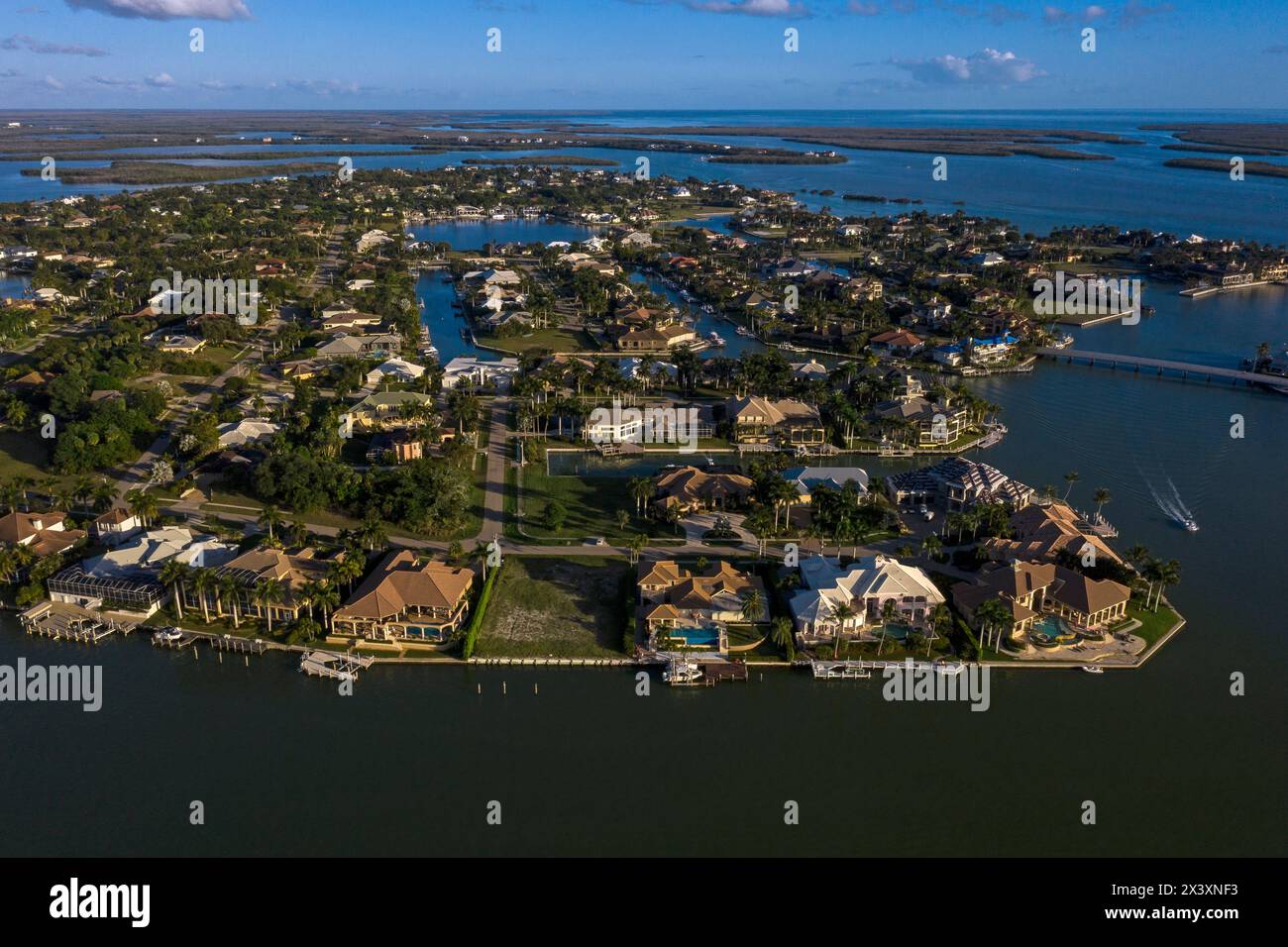États-Unis, Floride. Comté de collier. Marco Island Banque D'Images