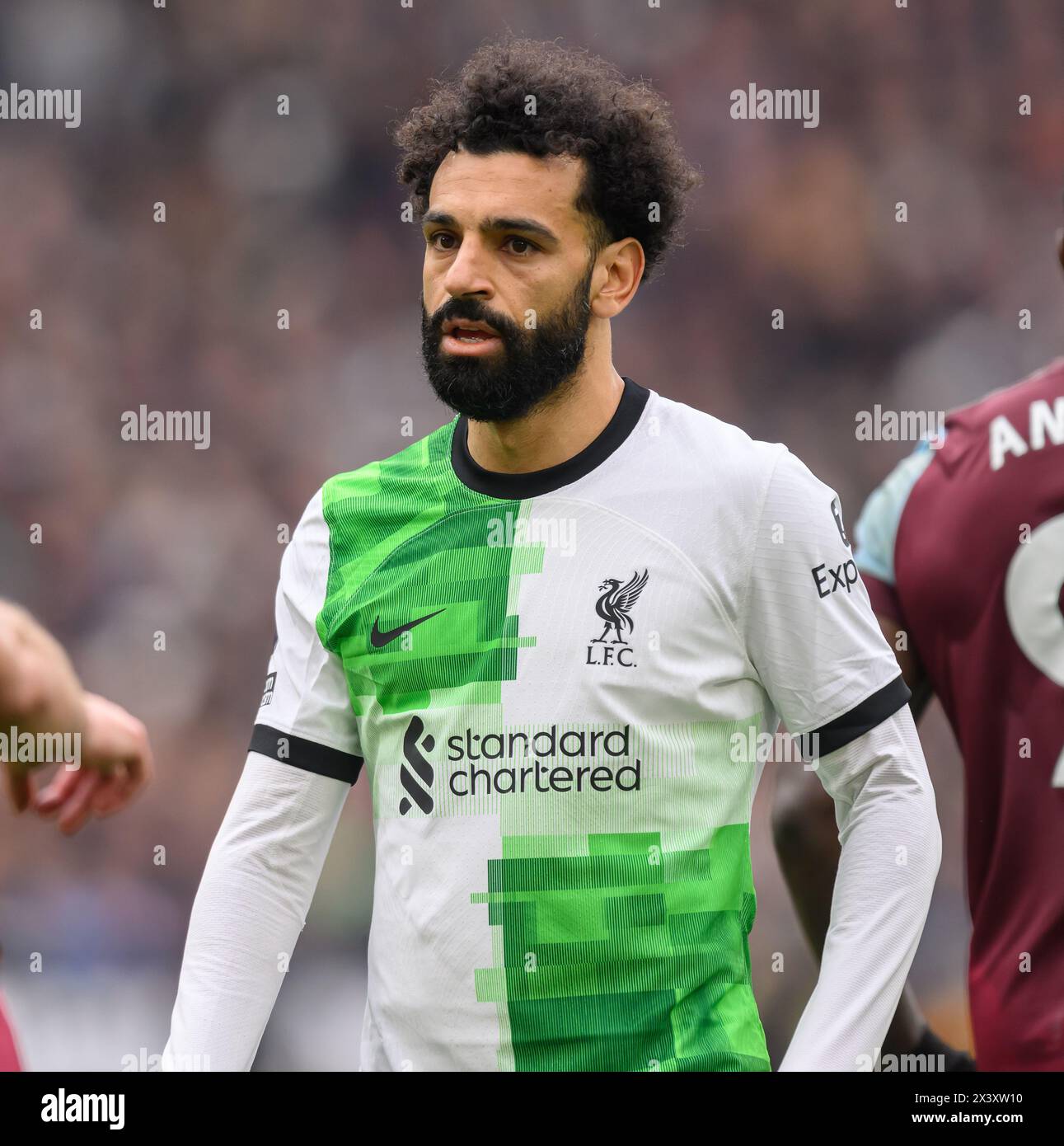 27 avril 2024 - West Ham United v Liverpool - premier League - London Stadium. Mo Salah de Liverpool en action. Image : Mark pain / Alamy Live News Banque D'Images