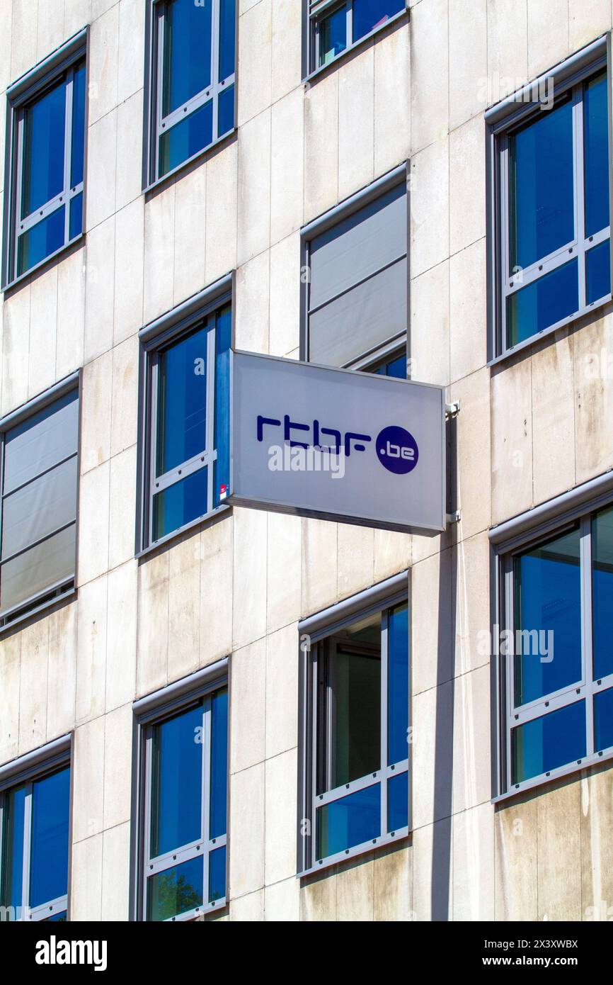 Europe, Belgique, Charleroi. RTBF Banque D'Images
