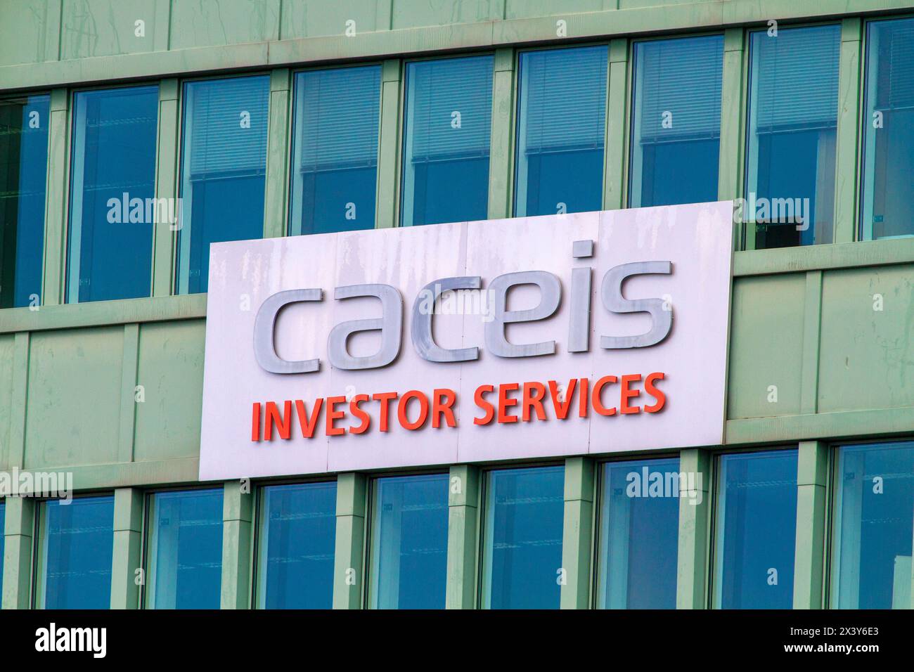 Europe, Luxembourg, ville de Luxembourg. CACEIS Banque D'Images