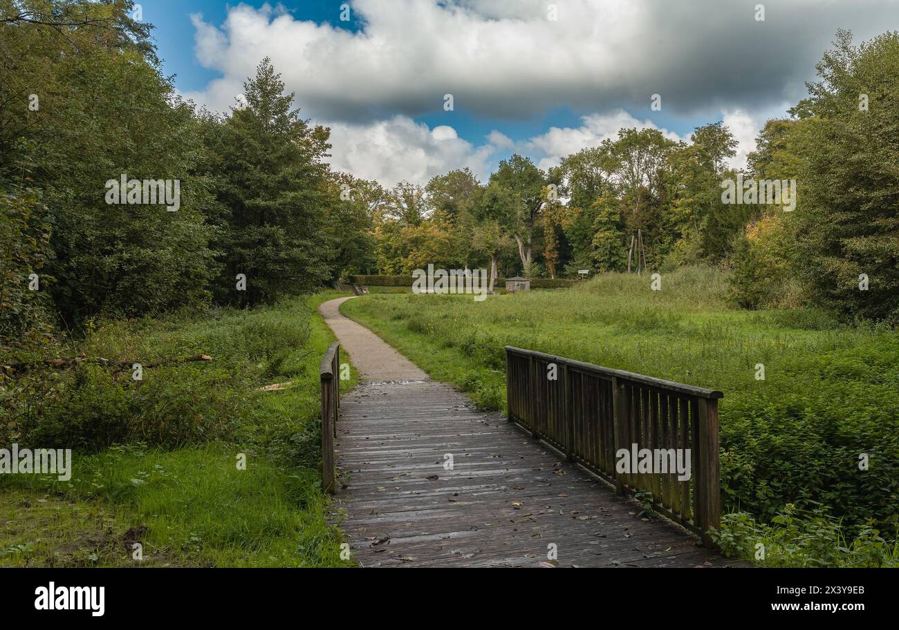 Le parc historique Spring Park Kronthal, Kronberg Im Taunus, Allemagne Banque D'Images