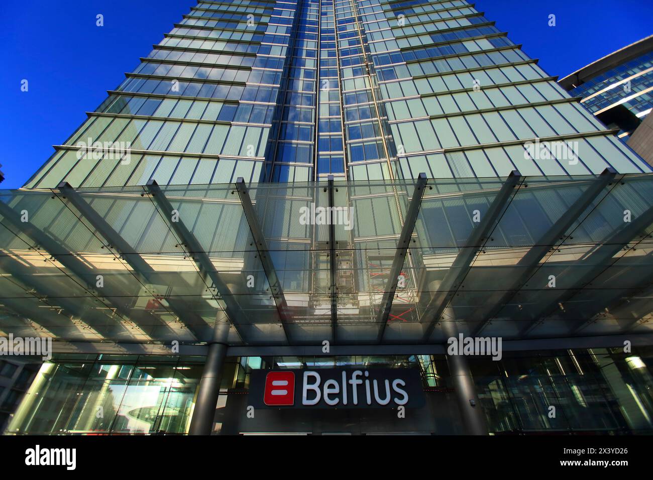 Europe, Belgique, Bruxelles. Belfius Bank Banque D'Images