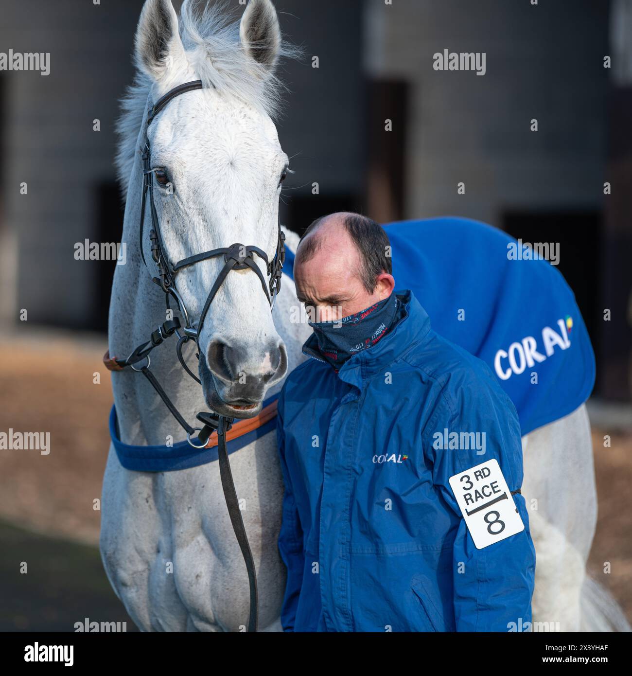 Troisième course à Wincanton, handicap Chase, jeudi 20 janvier 2022 Banque D'Images