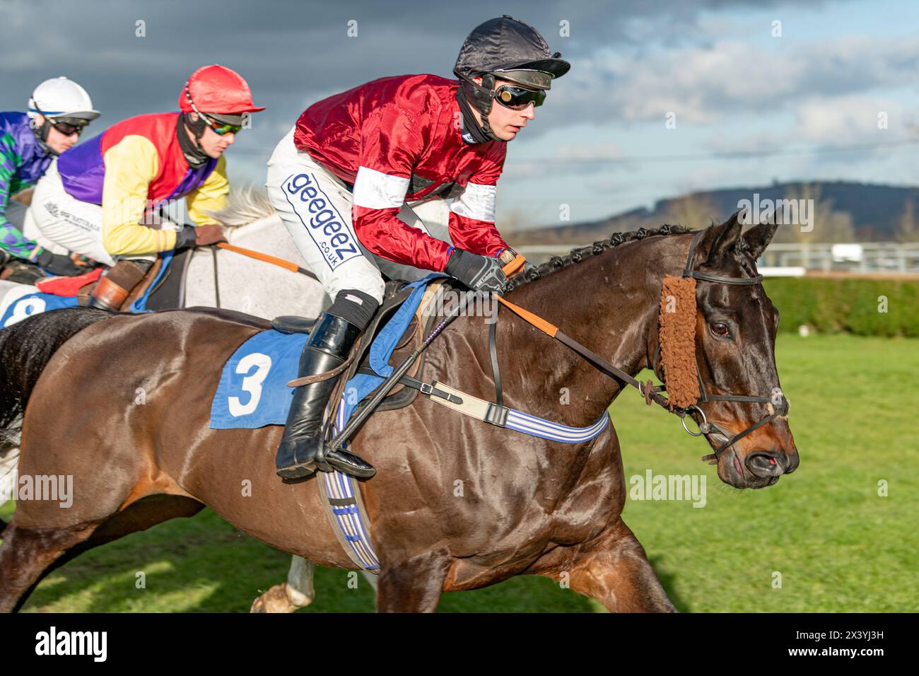 Troisième course à Wincanton, handicap Chase, jeudi 20 janvier 2022 Banque D'Images