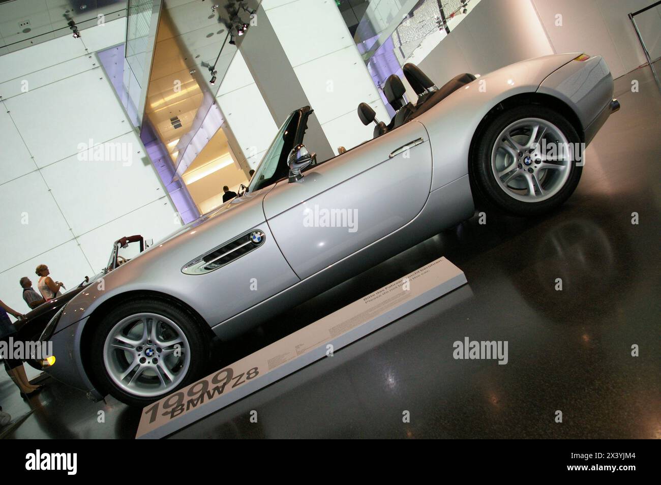 BMW Z3 Roadster, vu dans James Bond Goldeneye. Banque D'Images