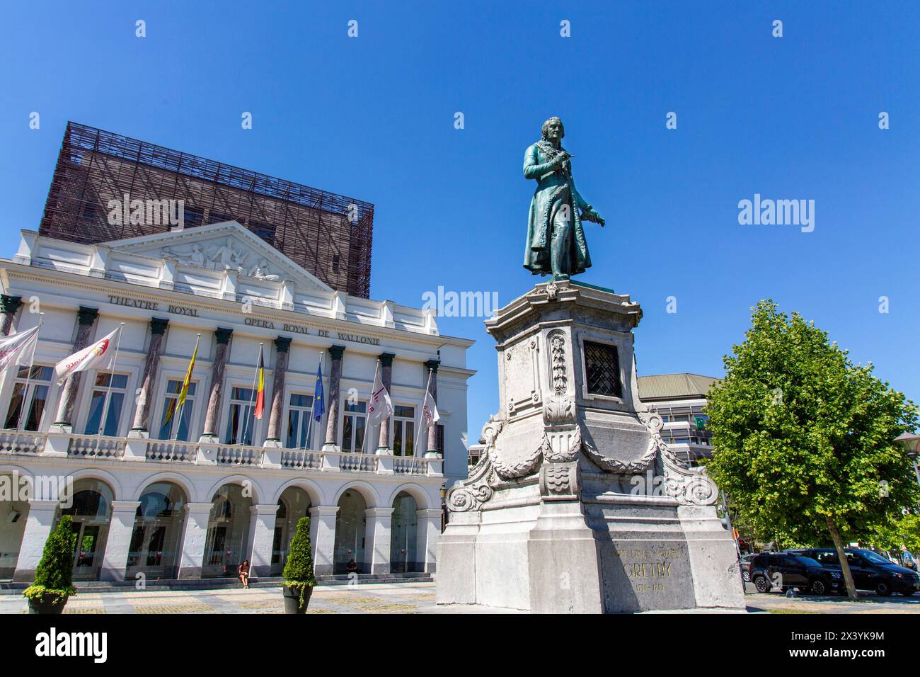 Europe, Belgique, Liège. Opéra Banque D'Images