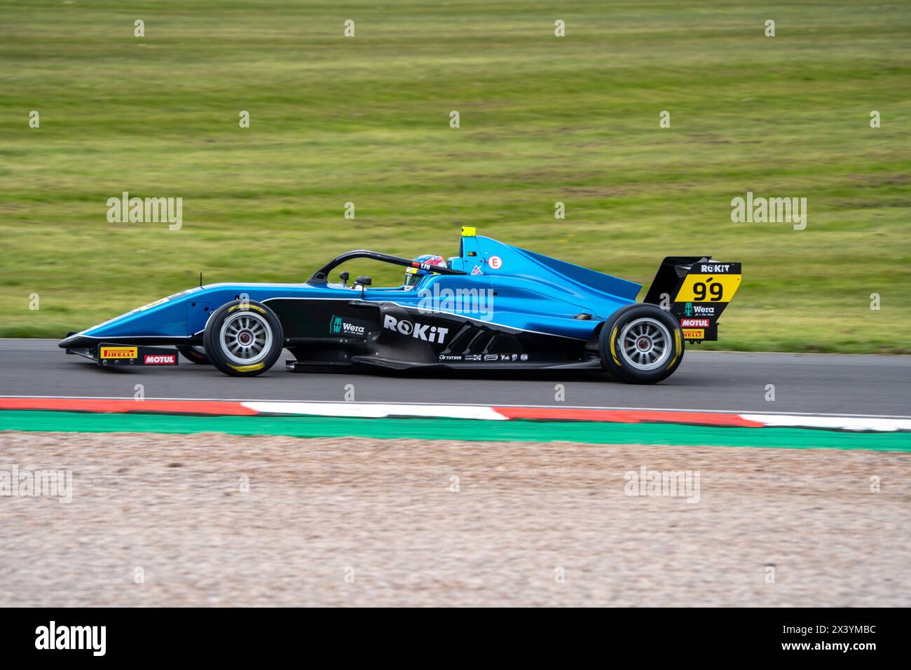 Yuhao FU 99 Virtuosi Racing Qualifying Donington Park à Donington Park, Derby, Angleterre le 27 avril 2024. Photo de Chris Williams. Usage éditorial exclusif, Banque D'Images