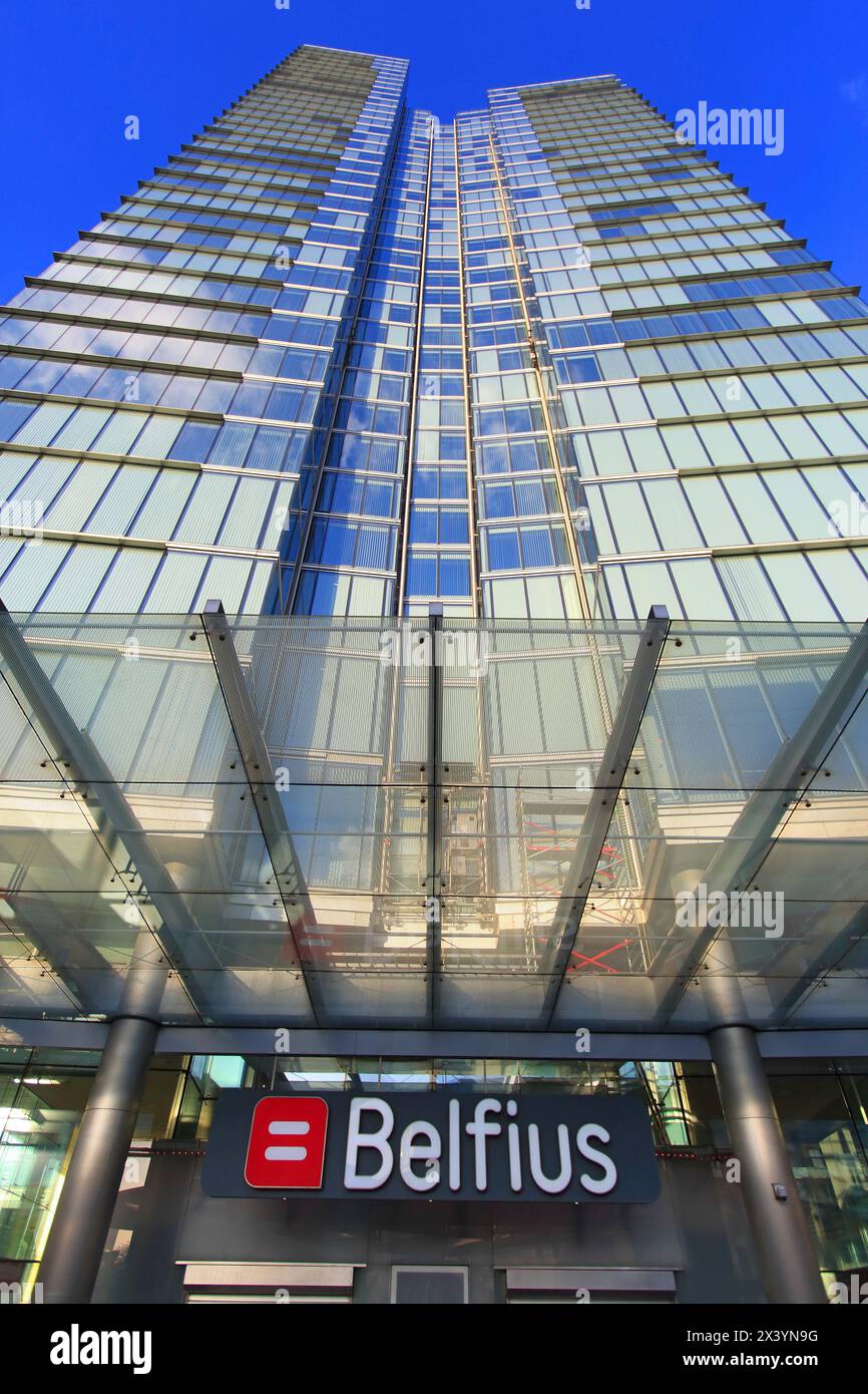 Europe, Belgique, Bruxelles. Belfius Bank Banque D'Images