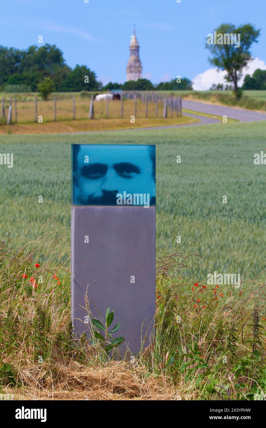 France, hauts de France, pas de Calais. Mémorial de la seconde Guerre mondiale, notre Dame de Lorette. Ablain saint nazaire Banque D'Images