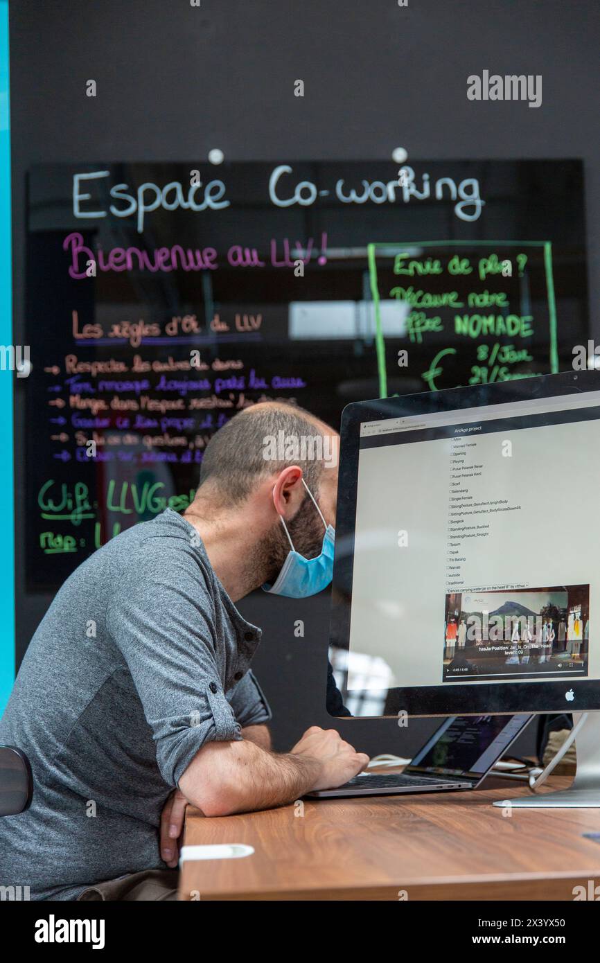 Co-working et fablab Banque D'Images