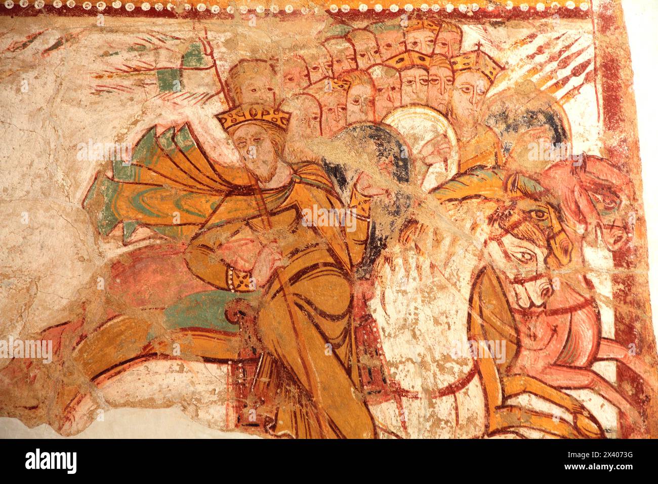 France, Nouvelle Aquitaine, Vienne département, abbaye Saint Savin (patrimoine mondial de l'UNESCO) Banque D'Images